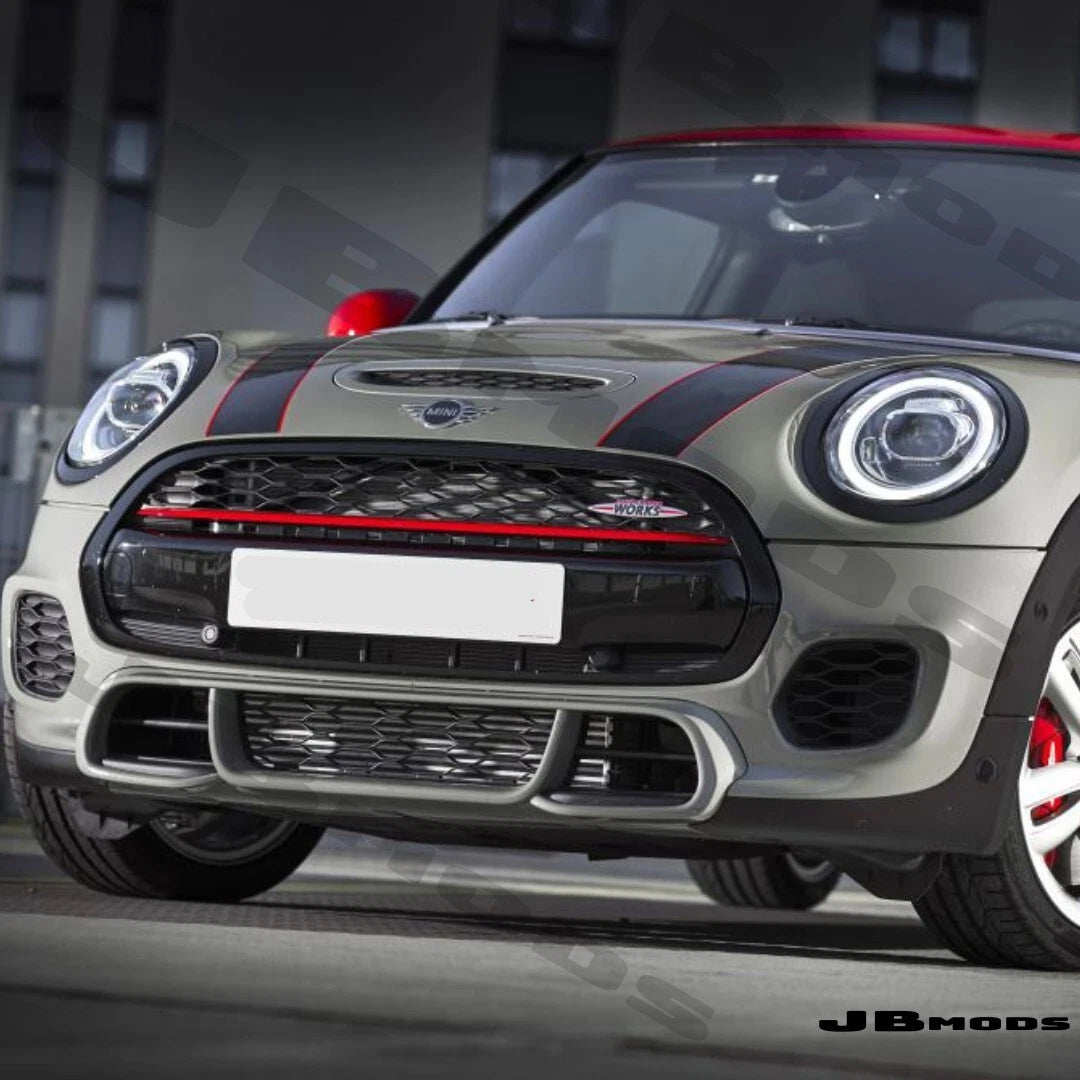 MINI F55 F56 F57 Gloss Black Front Grill Surround Cooper S JCW 2014–2021