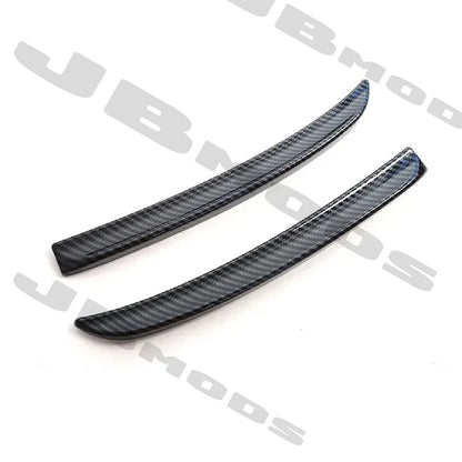 F56 MINI Cooper S JCW Pro ABS Roof Rear Spoiler Extensions Carbon Fibre Look