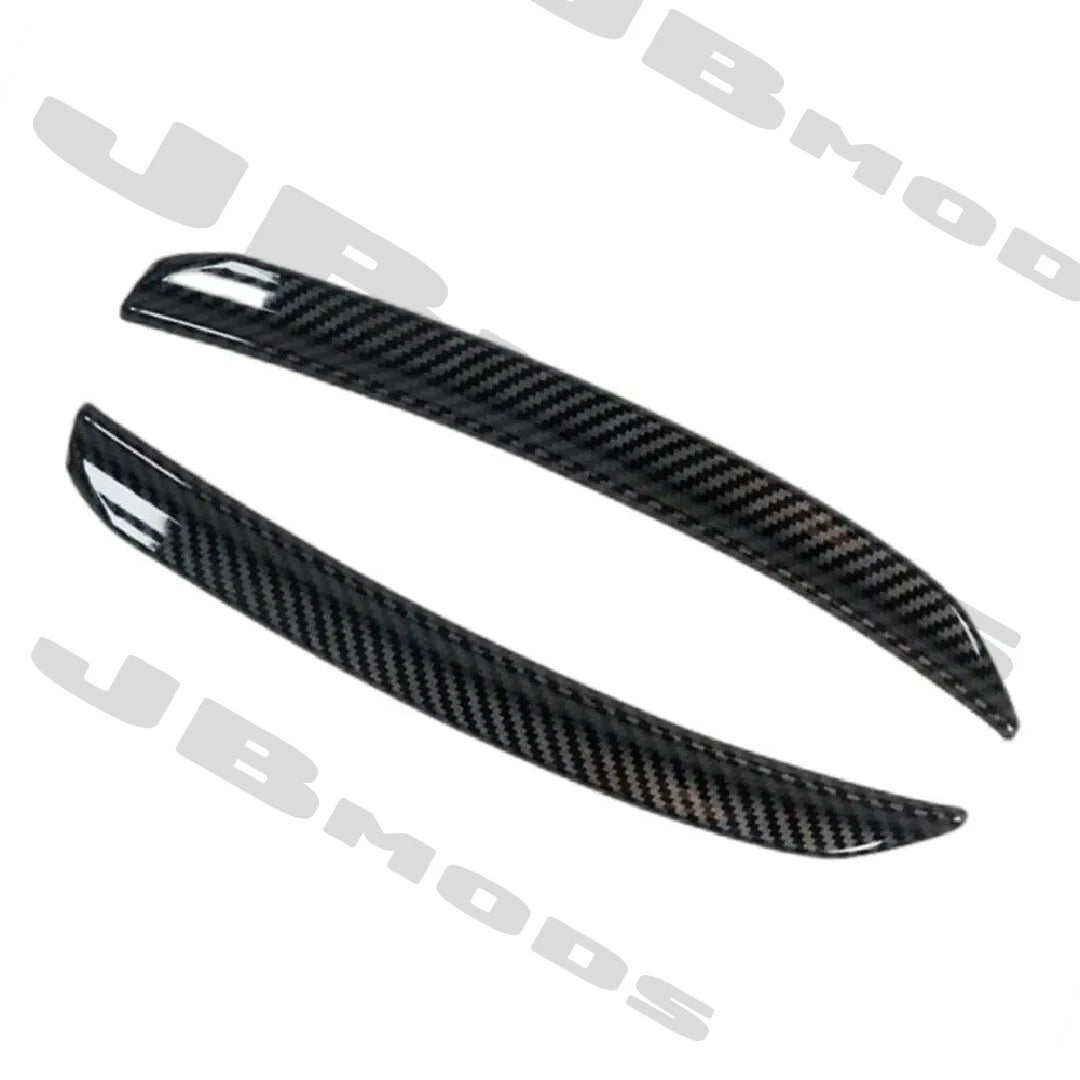 F56 MINI Cooper S JCW Pro ABS Roof Rear Spoiler Extensions Carbon Fibre Look