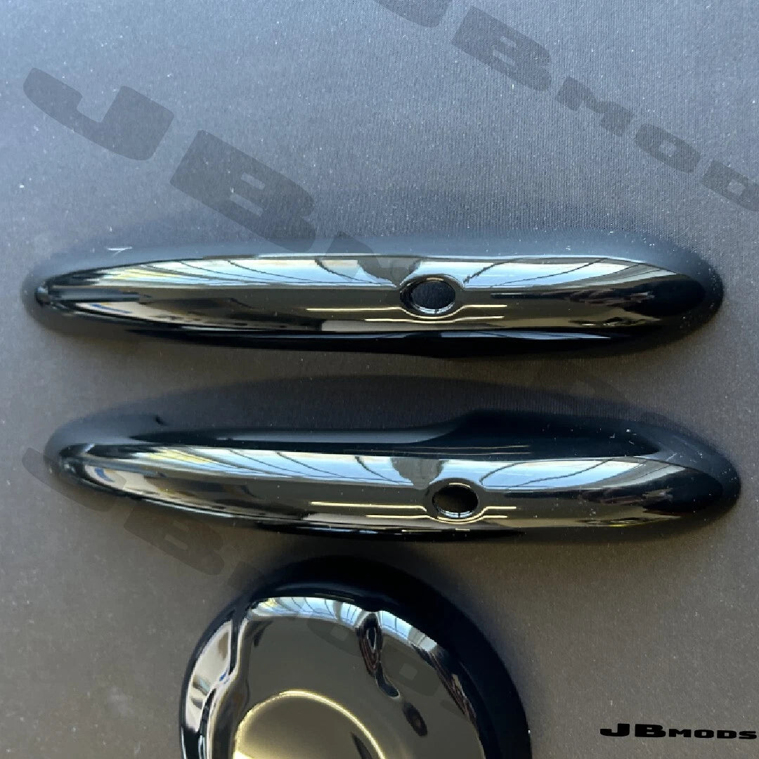 Gloss Black Fuel Cap Cover And Door Handles For F56 F57 Comfort access