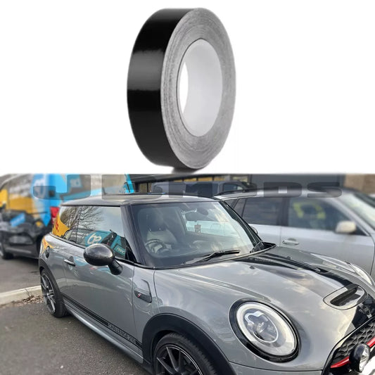Mini Piano Black Belt Line Tape Kit For F54 F56  F60 10m X 17mm