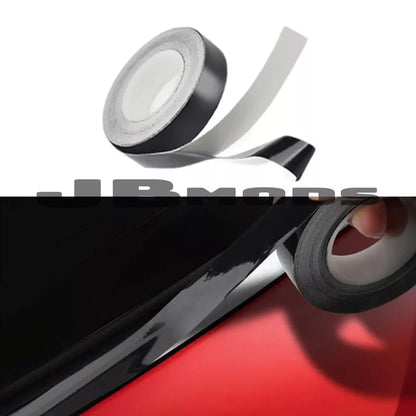 Mini Piano Black Belt Line Tape Kit For F54 F56  F60 10m X 17mm