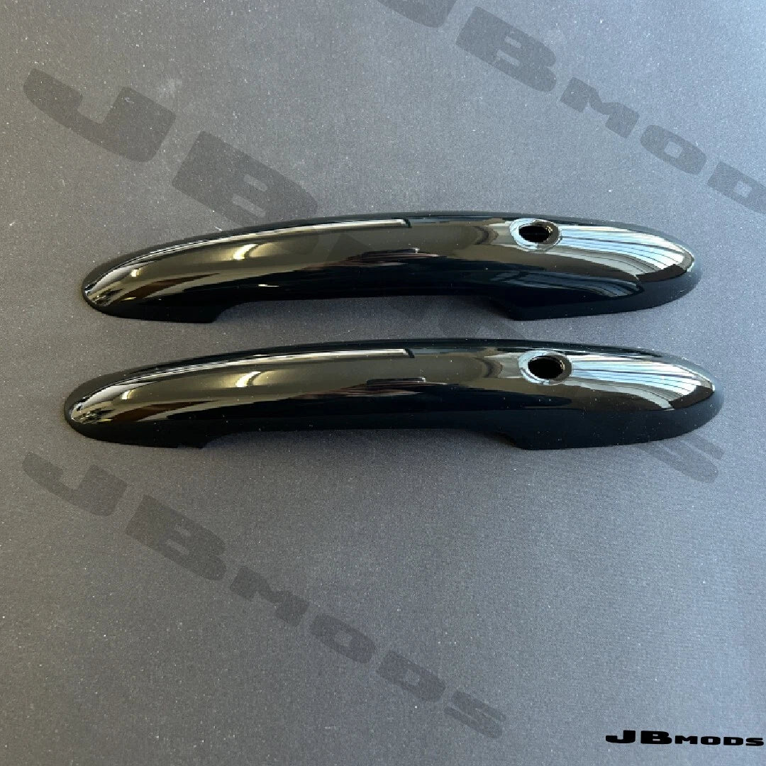 Mini F56 3 Door Handle Covers Piano Black Gloss Comfort Access 2pcs