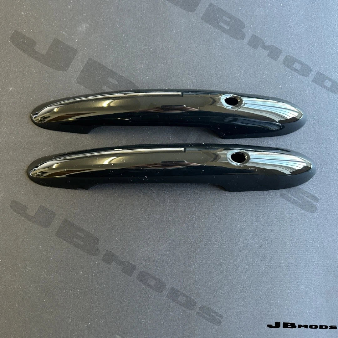 Mini F56 3 Door Handle Covers Piano Black Gloss Comfort Access 2pcs