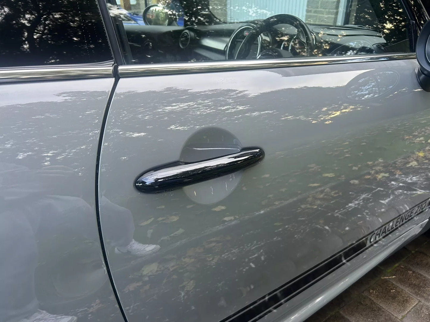 Mini F56 3 Door Handle Covers Piano Black Gloss Comfort Access 2pcs