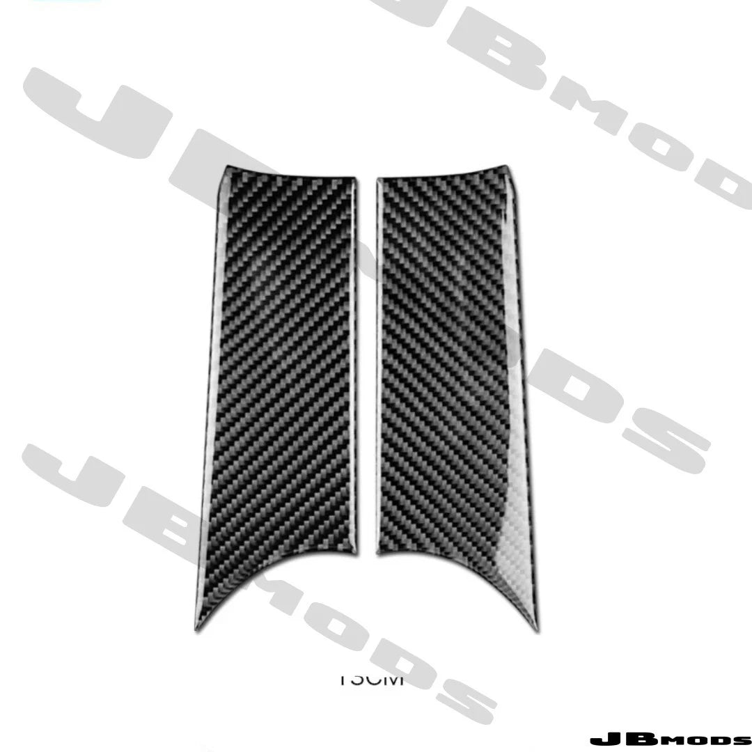 MINI F56 Carbon Fibre Interior Door Handle Gel Overlays Sticker JCW Cooper S