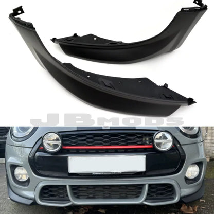 Mini JCW FRONT Pro Corner Splitters Aero F55, F56, F57 2014+ No PDC