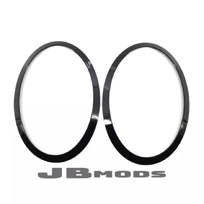 MINI F55 F56 F57 Gloss Black Headlight Trim Front Replacement Cooper S JCW 2PCS