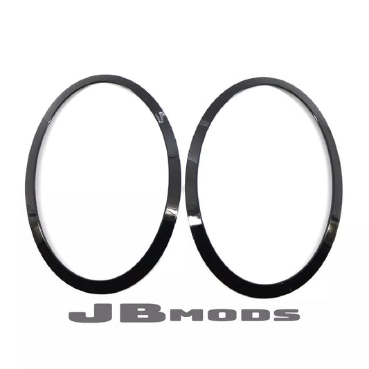 MINI F55 F56 F57 Gloss Black Headlight Trim Front Replacement Cooper S JCW 2PCS