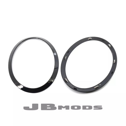 MINI F55 F56 F57 Gloss Black Headlight Trim Front Replacement Cooper S JCW 2PCS