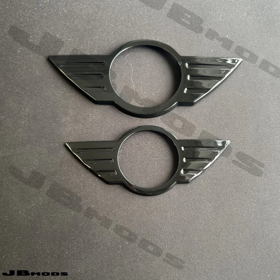 MINI Gen 3 Gloss Black Badge Covers Pre-LCI 2014-2018 F55 F56 F57 Cooper S JCW