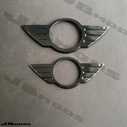 MINI Gen 3 Gloss Black Badge Covers Pre-LCI 2014-2018 F55 F56 F57 Cooper S JCW