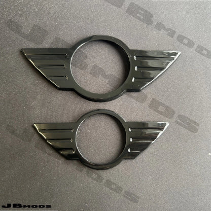 MINI Gen 3 Gloss Black Badge Covers Pre-LCI 2014-2018 F55 F56 F57 Cooper S JCW