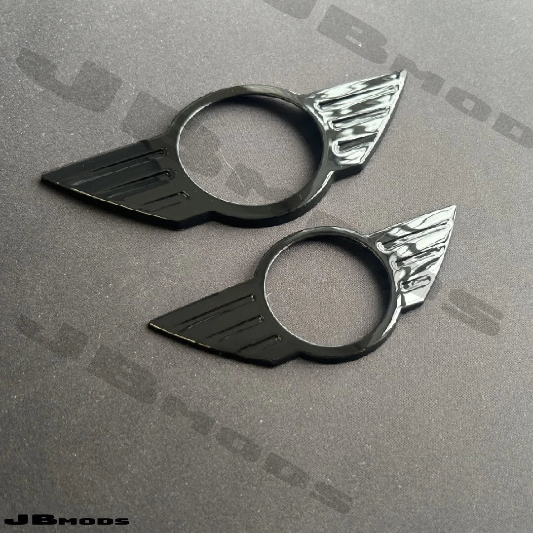 MINI Gen 3 Gloss Black Badge Covers Pre-LCI 2014-2018 F55 F56 F57 Cooper S JCW