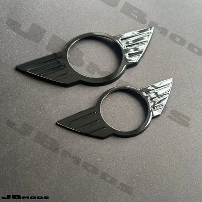MINI Gen 3 Gloss Black Badge Covers Pre-LCI 2014-2018 F55 F56 F57 Cooper S JCW