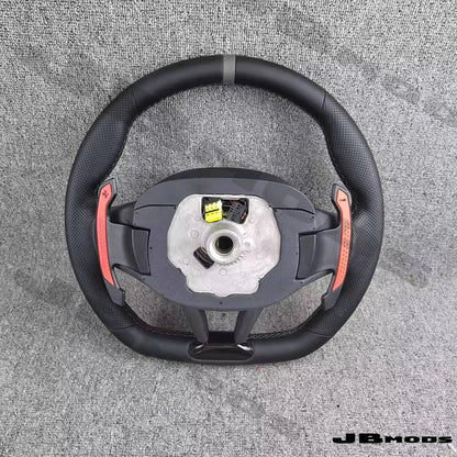 Toyota A90 Supra G8x M Style Perforated Leather  Steering Wheel Carbon Paddles