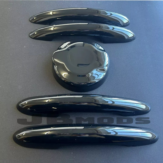 F55 Mini Gloss Black Fuel Cap Cover And Door Handle Covers Cooper S JCW One