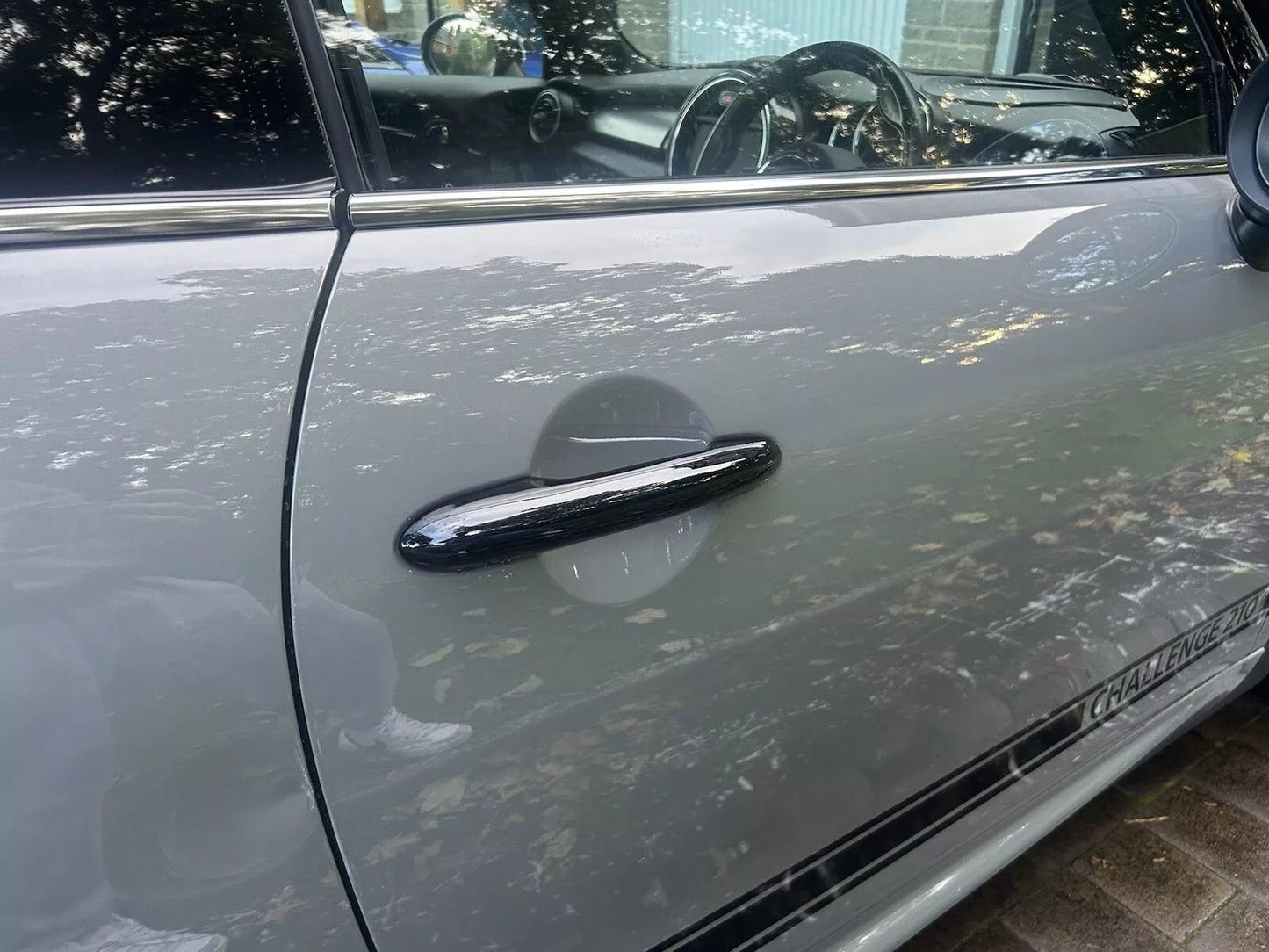 Mini F57 3 Door Handle Covers Piano Black Gloss – 2pcs