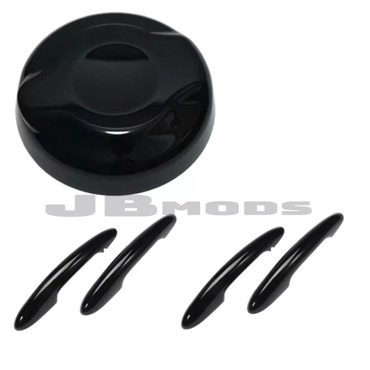 F55 Mini Gloss Black Fuel Cap Cover And Door Handle Covers Cooper S JCW One
