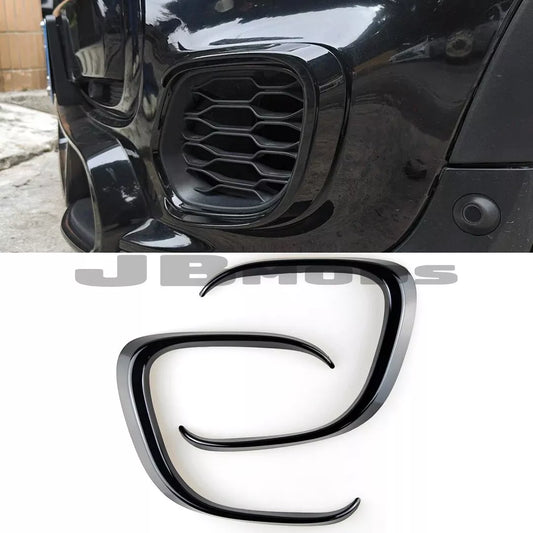 MINI F56 Gloss Black Bumper Canards Duct Surround JCW John Cooper Works 2014-21