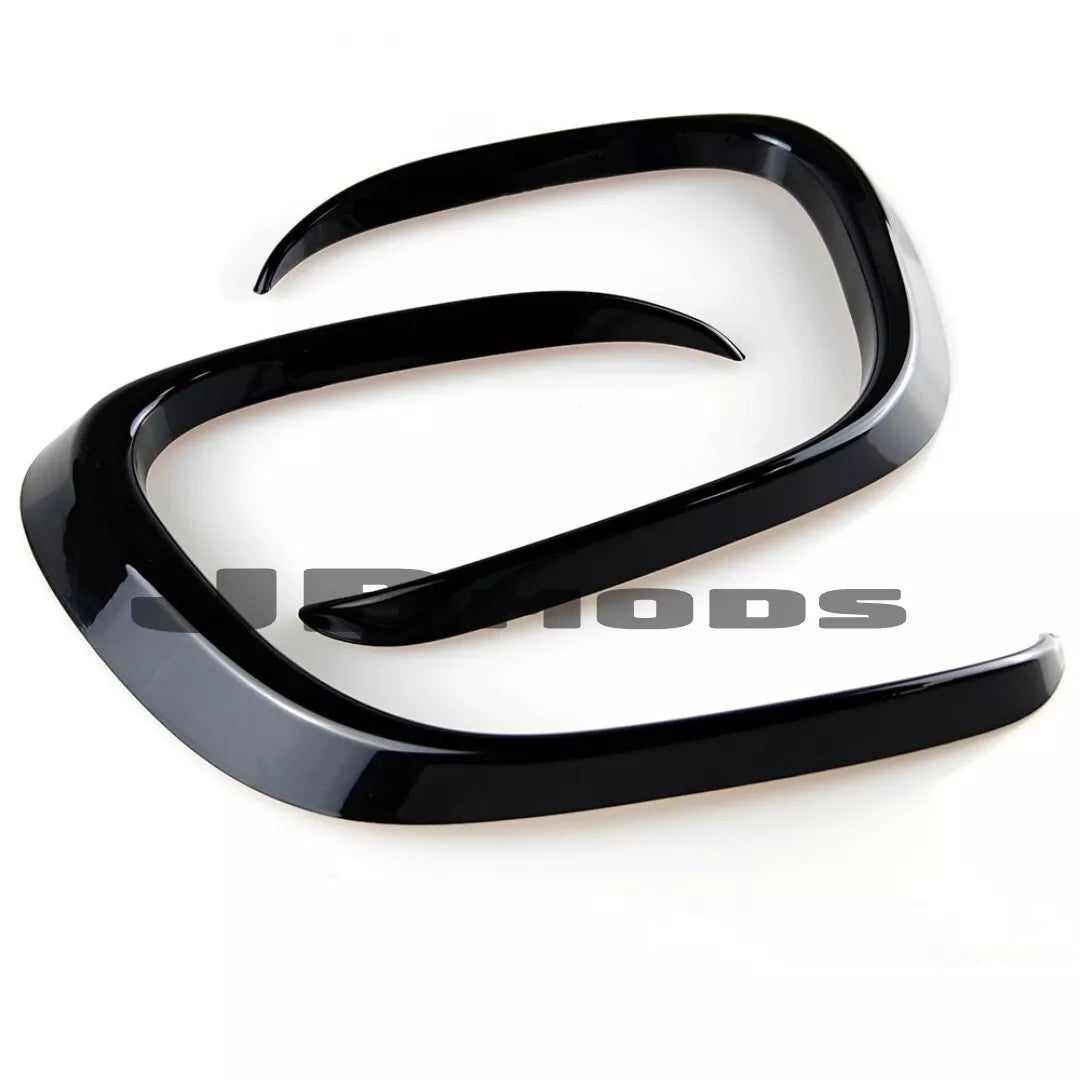 MINI F56 Gloss Black Bumper Canards Duct Surround JCW John Cooper Works 2014-21