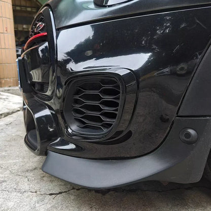 MINI F56 Gloss Black Bumper Canards Duct Surround JCW John Cooper Works 2014-21