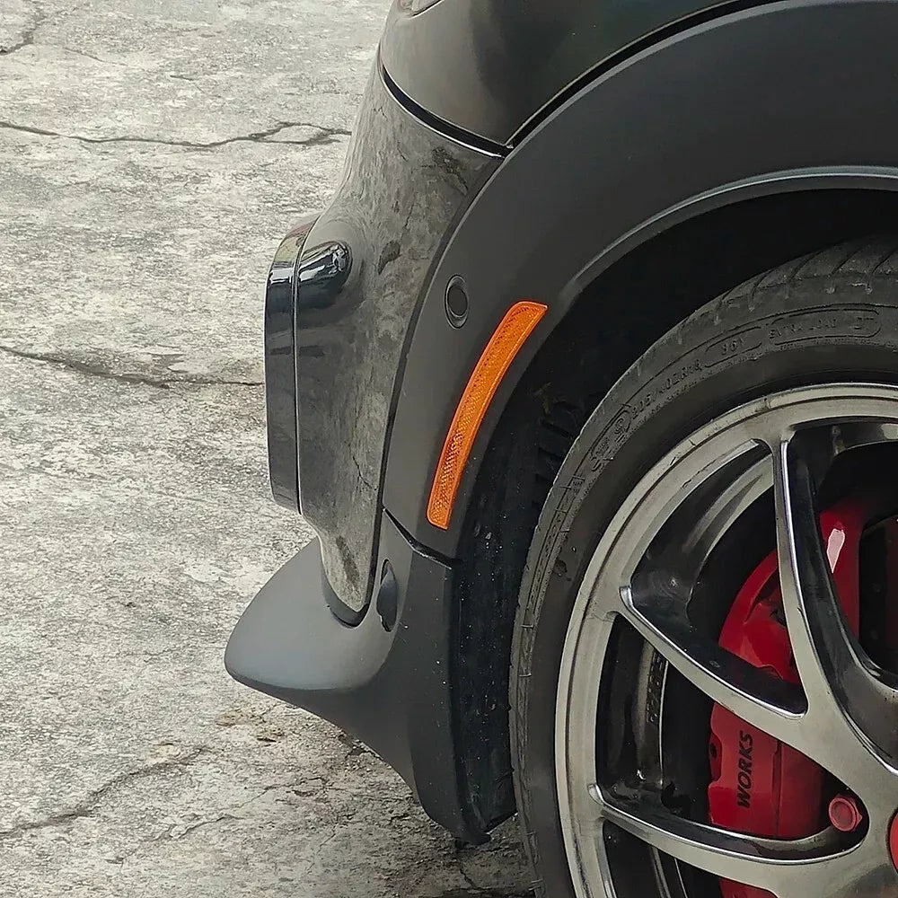 MINI F56 Gloss Black Bumper Canards Duct Surround JCW John Cooper Works 2014-21