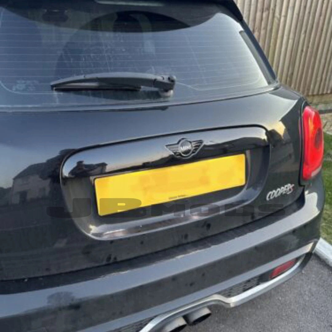 MINI F56 Pre Lci Gloss Black Boot Handle Cover One Cooper S JCW 2015-2017 F56