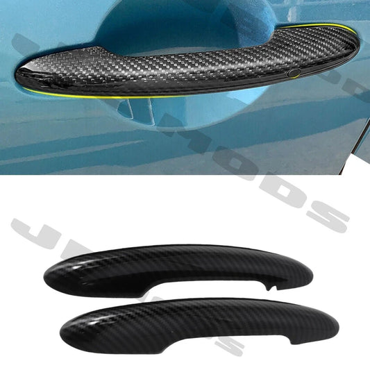 MINI F56 F57 Carbon Look Door Handle Covers Cooper S JCW One