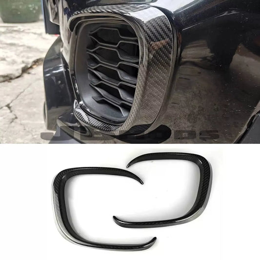 Mini F55 F56 F57 Genuine Carbon Fibre JCW Aero Bumper Canards (2014-2021)