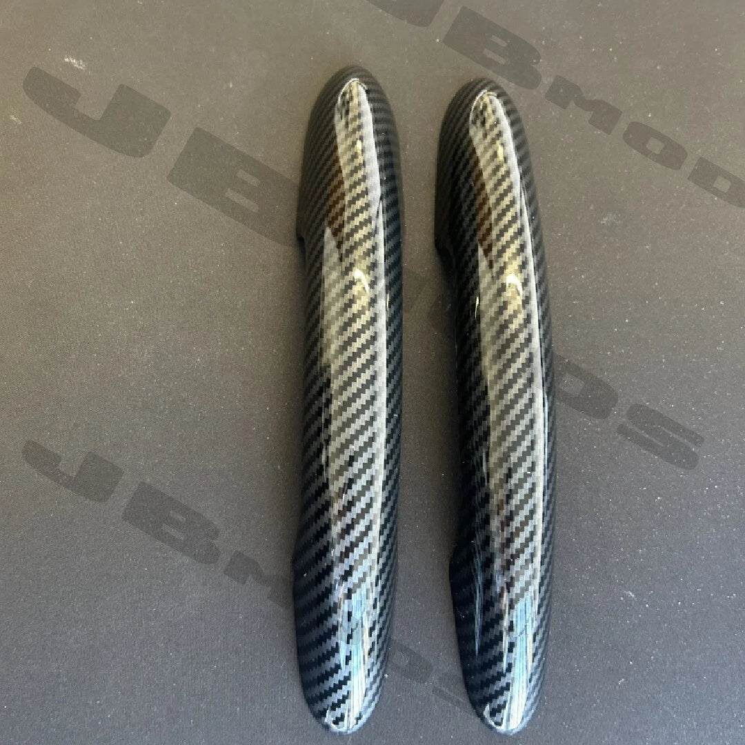 MINI F56 F57 Carbon Look Door Handle Covers Cooper S JCW One