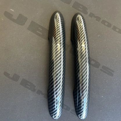 MINI F56 F57 Carbon Look Door Handle Covers Cooper S JCW One